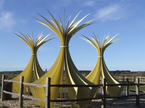 Marram Grass sculpture, Pen Lon, Newborough