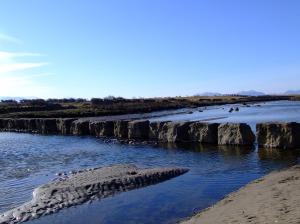 The Rhuddgaer or Giant's Stepping Stones